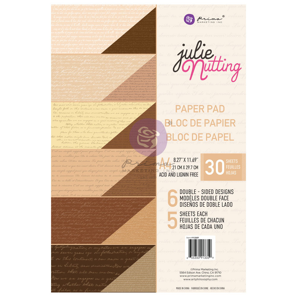 Prima - Julie Nutting - Skin Tones - Paper Pad  - A4