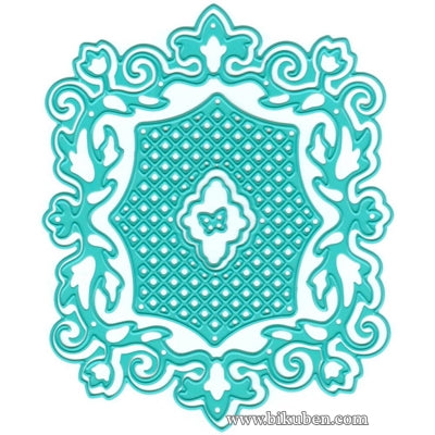 Nellie Snellen - Vintasia Dies - Square with Grid