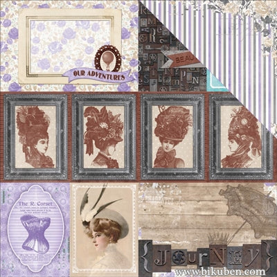 BoBunny - Penny Emporium - Portraiture 12x12"