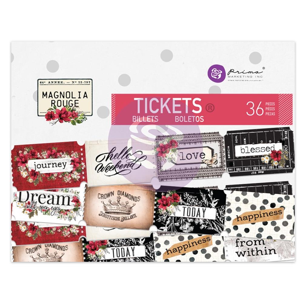 Prima - Magnolia Rouge - Ephemera Tickets