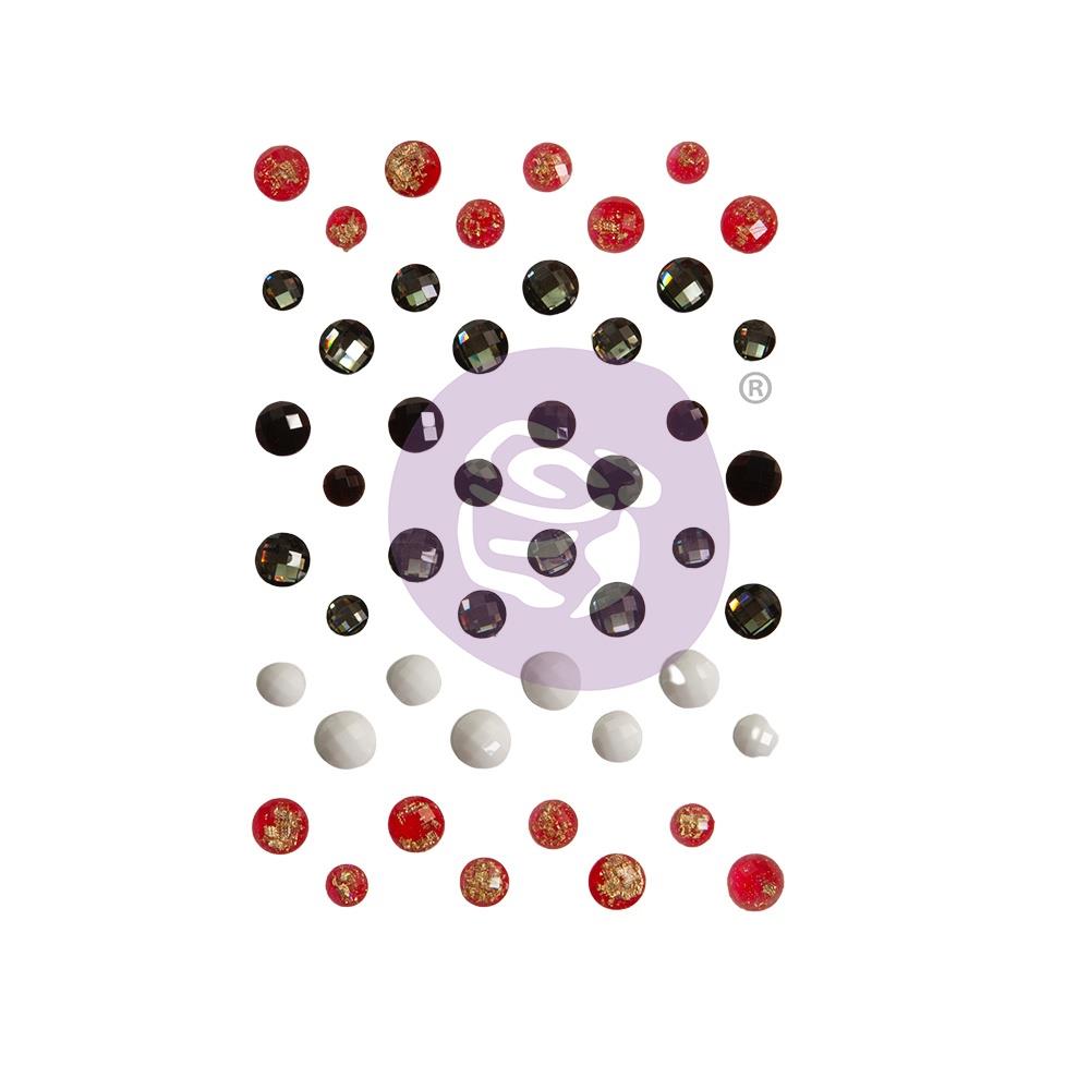 Prima - Magnolia Rouge - Assorted Dots