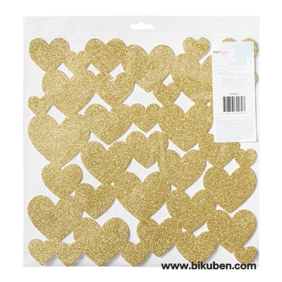 American Crafts - Dear Lizzy - Fine and Dandy Glittered Die-Cut 12x12"