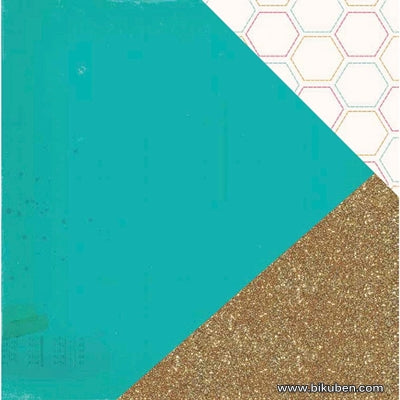 Crate Paper - Craft Market - Sparkle with Gold 12x12"