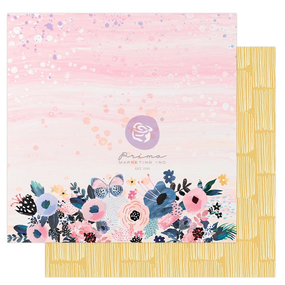 Prima - Spring Abstract - Spring Awakening  w/foil    -  12 x 12"