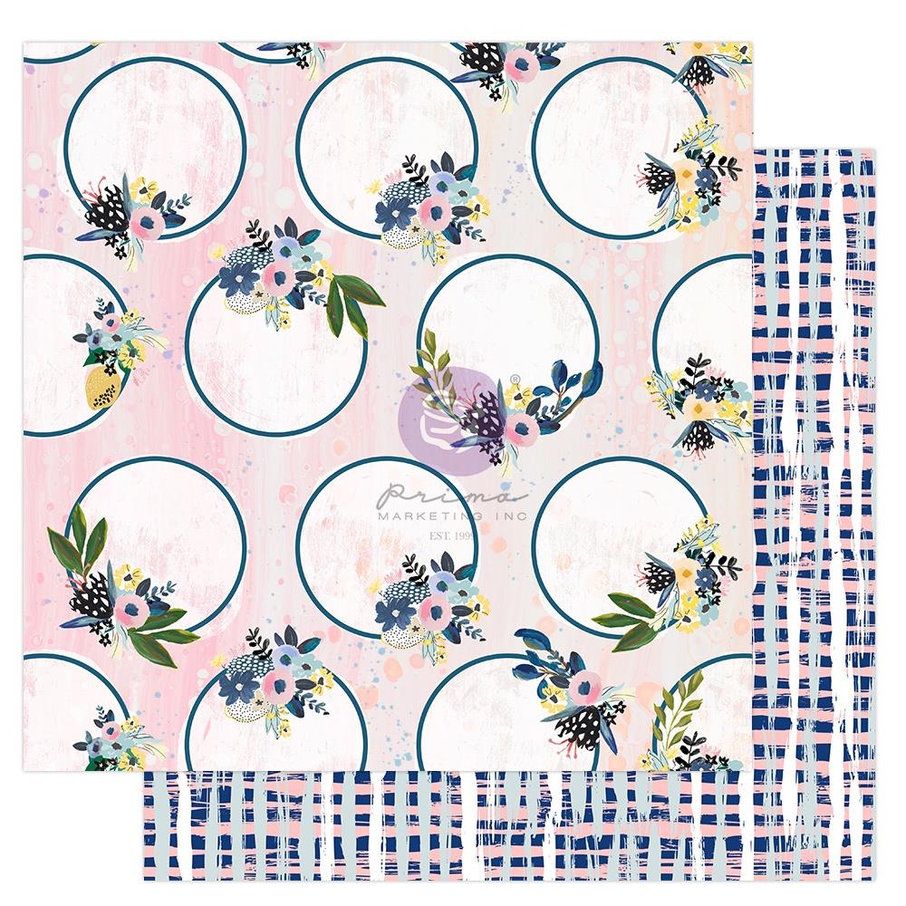 Prima - Spring Abstract - Together we bloom better  w/foil    -  12 x 12"