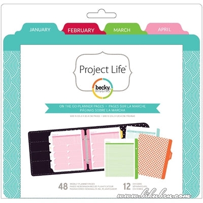 American Crafts - Project Life Planner - Calender Pages og Dividers