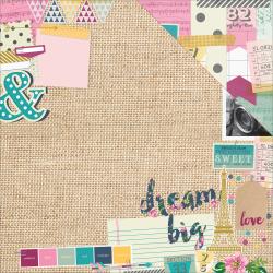 Simple Stories - So Fancy - Mood Board 12x12"