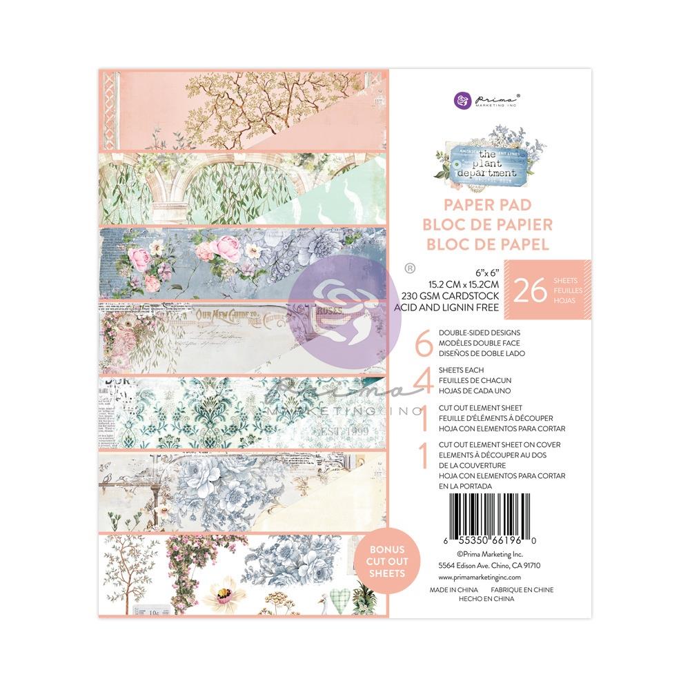 Prima - The plant department - Paper Pad - 6" x 6"