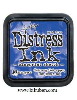 Tim Holtz: Distress Ink Pute - July - Blueprint Sketch