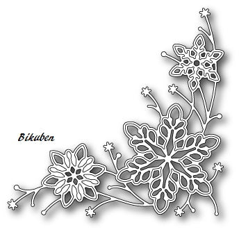 Memory Box: Dazzling Snowdrift Corner