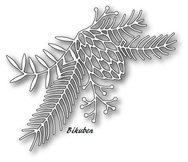 Memory Box: Pinecone and Greenery