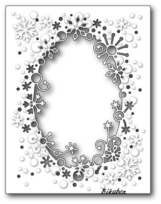 Memory Box: Flurry Snowflake Frame