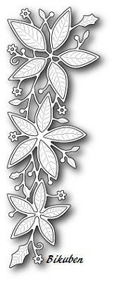 Memory Box: Poinsettia Border