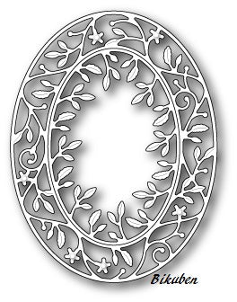 Poppystamps: Dies - Emory Oval Frame
