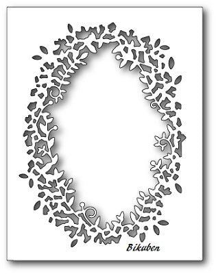 Poppystamps: Dies - Leafy Frame