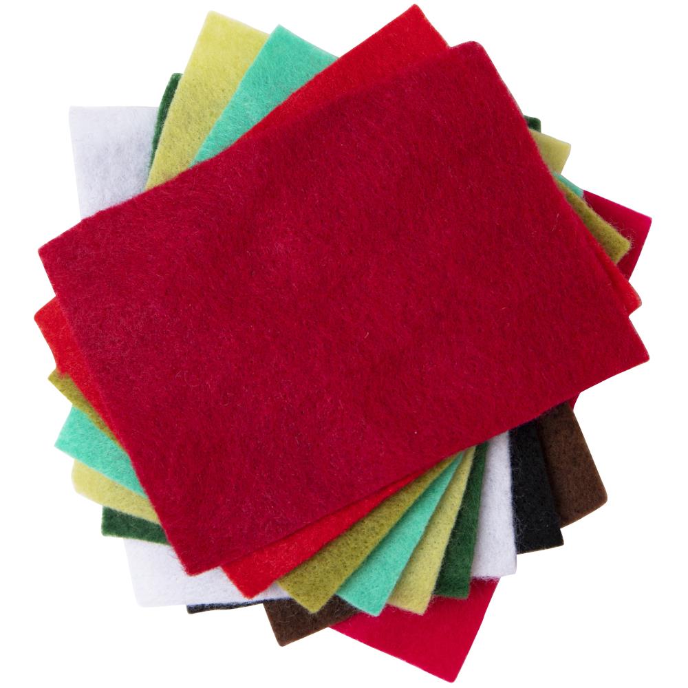 Sizzix - Felt Sheets  - Festive Colors