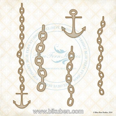 Blue Fern Studios - Chipboard - Anchors Away