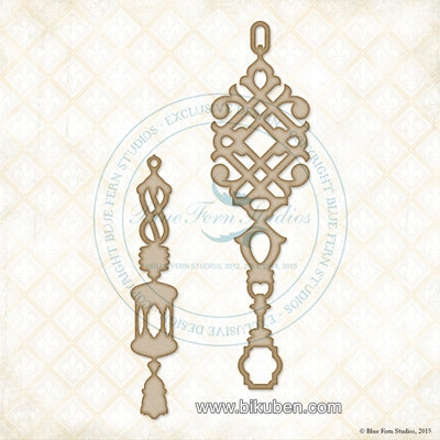 Blue Fern Studios - Chipboard - Jasmine Pendants