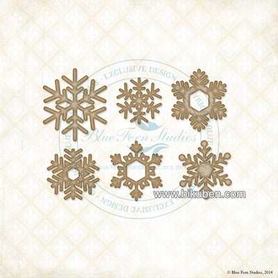 Blue Fern Studios - Chipboard - Winter Flakes