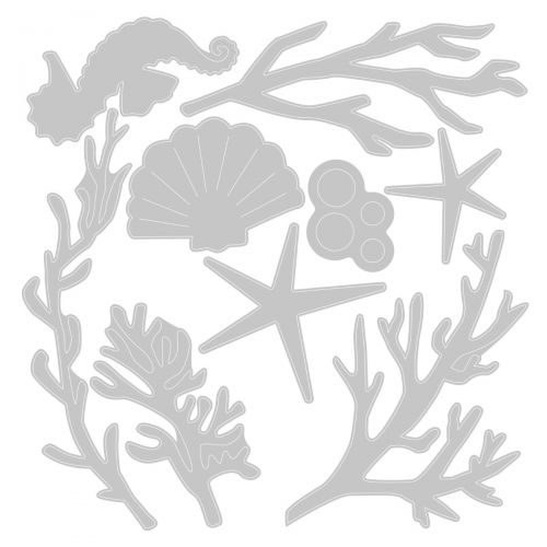 Sizzix - Thinlits - Dies - Coral Wreath