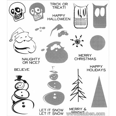 Tim Holtz Collection - Halftones - Stamps