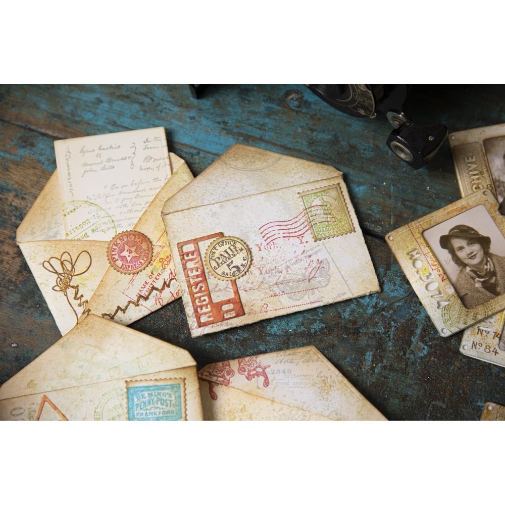 Sizzix - Tim Holtz Alterations - Thinlits - Postale