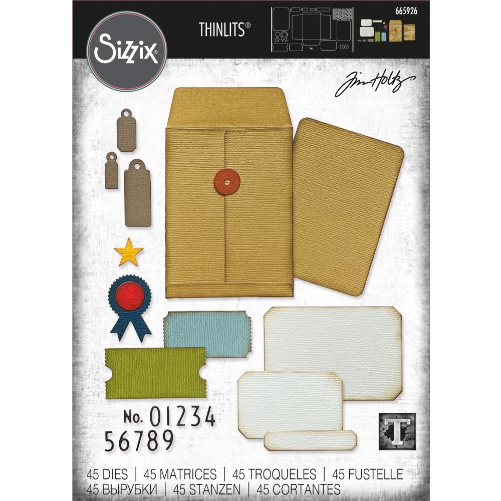 Sizzix - Tim Holtz Alterations - Thinlits  - Collector
