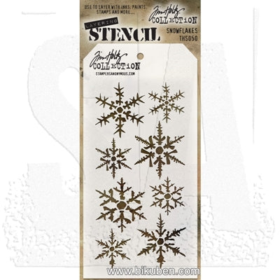 Tim Holtz - Stencil - Snowflakes