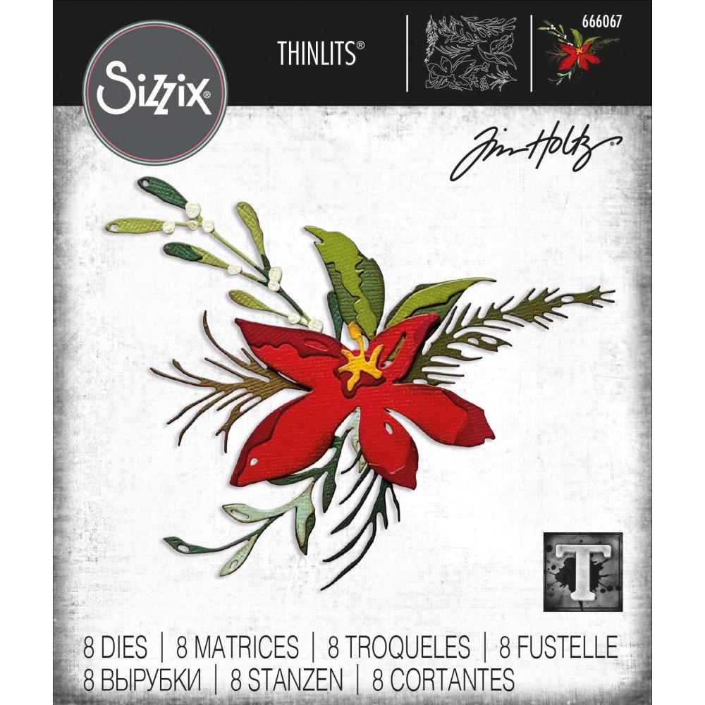 Sizzix - Tim Holtz  - Thinlits - Holiday Brushstroke #3