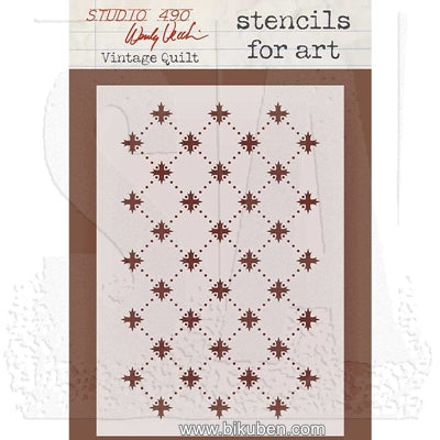 Wendy Vecchi Collection - Stencils - Vintage Quilt