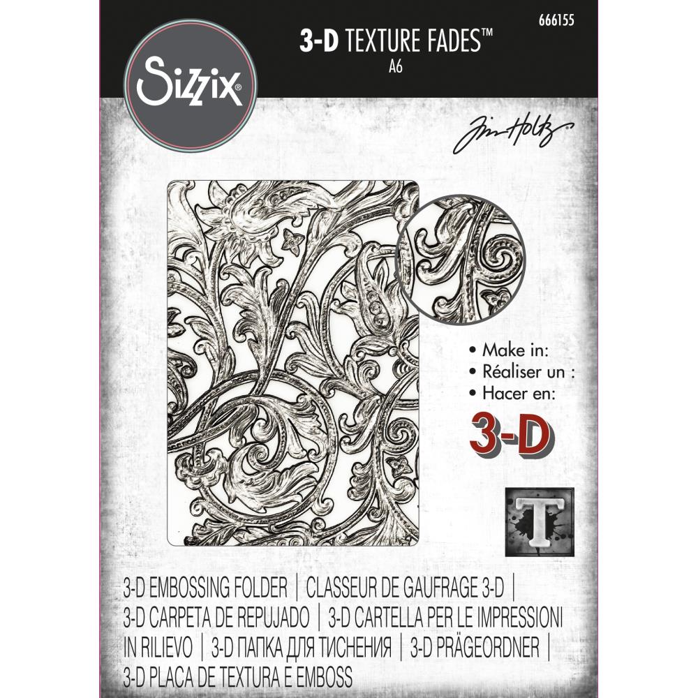 Sizzix -Tim Holtz  -  Embossing Folder - 3D - Entangled