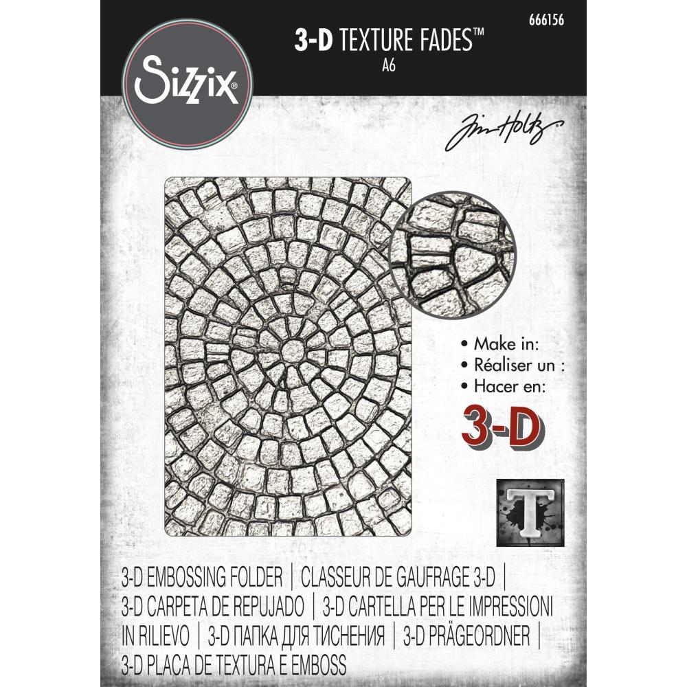 Sizzix -Tim Holtz  -  Embossing Folder - 3D - Mosaic