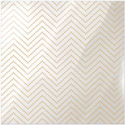 WRMK: CP Acetate Sheet - Chevron Dot w/ Gold Foil   12 x 12"