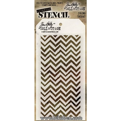 Tim Holtz - Stencil - ZigZag