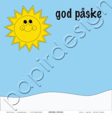 Papirdesign: God påske