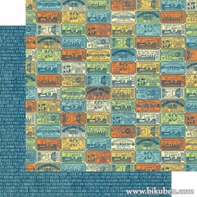 Graphic45 - World's Fair - Ticket to Ride 12x12"