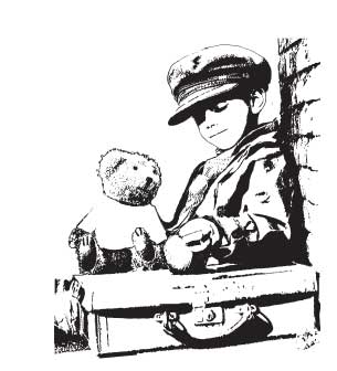 Papirgleder: Reisegutt