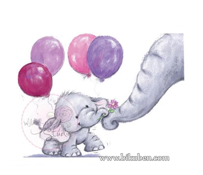 Wild Rose Studio - Clear Stamp - Bella with Mum