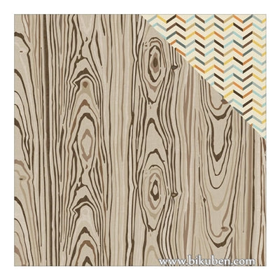 Authentique - Nestled - Wise Bark Woodgrain 12x12"