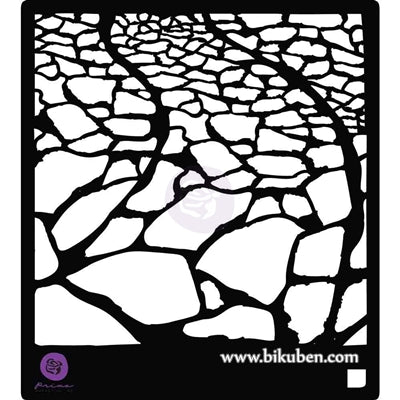 Prima - Stencil - Stone Walkway 6x6"