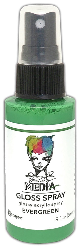 Dina Wakley Media - Gloss Spray - Evergreen