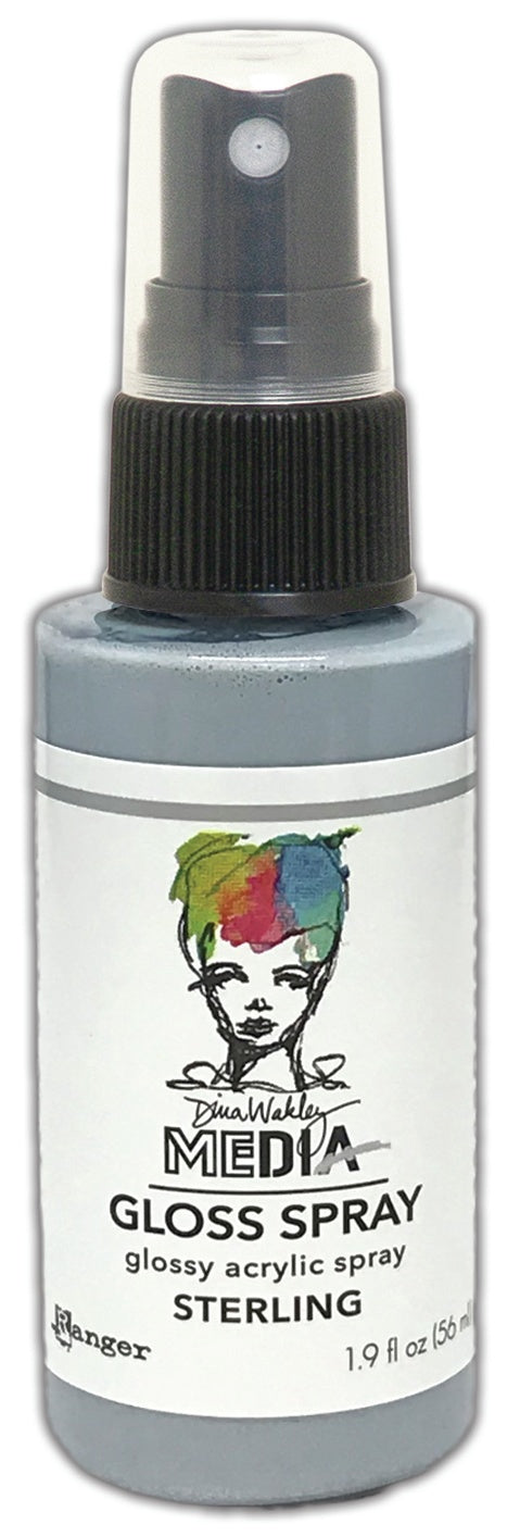 Dina Wakley Media - Gloss Spray - Sterling