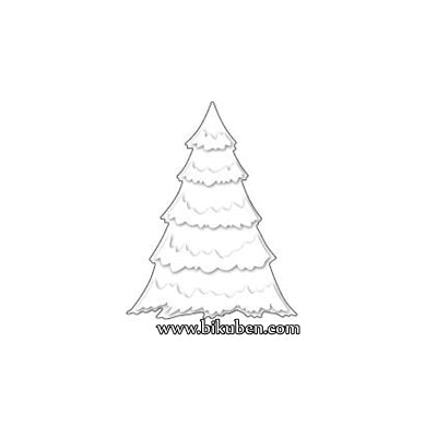 Poppystamps - Dies - Snow Tree