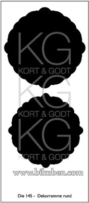 Kort & Godt - Dies - Dekorramme rund