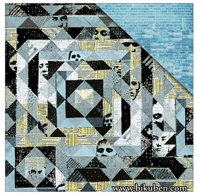 FabScraps - #Teens - Digital Crowding 12x12"