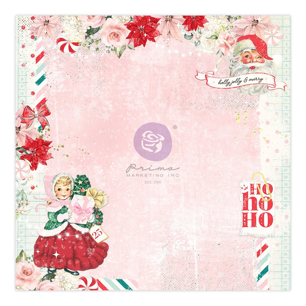 Prima - Candy Cane Lane - Jolly Days  - 12 x 12"