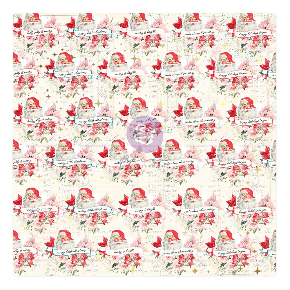 Prima - Candy Cane Lane - Twenty Five  - 12 x 12"