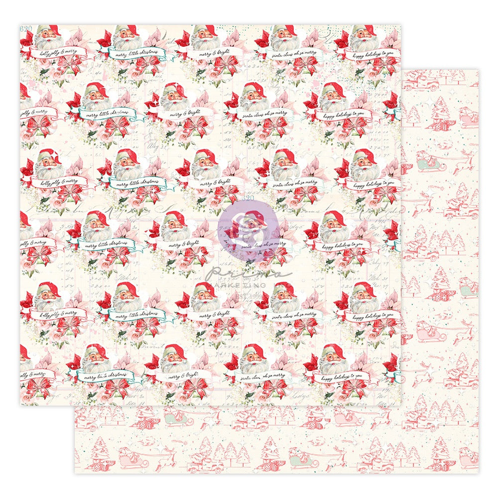 Prima - Candy Cane Lane - Twenty Five  - 12 x 12"