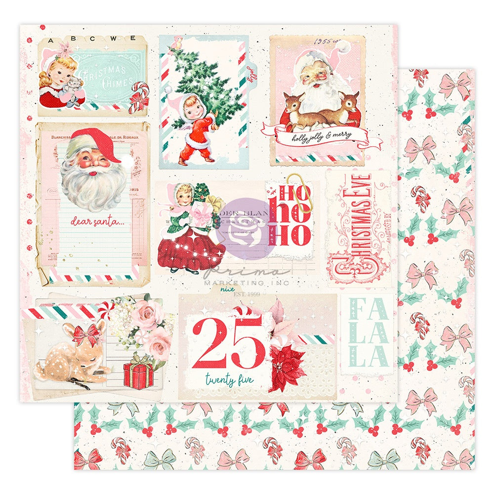 Prima - Candy Cane Lane - Christmas Magic - 12 x 12"
