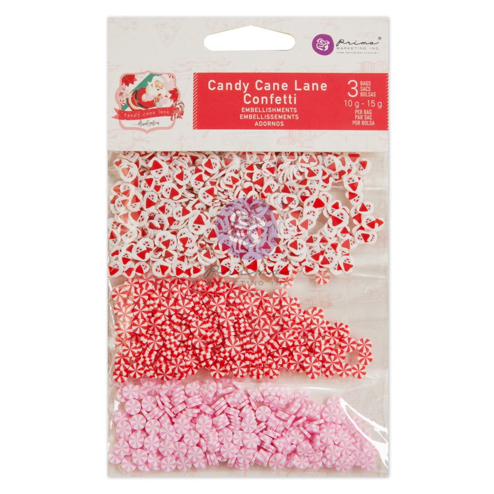 Prima - Candy Cane Lane - Confetti Shaker Mix